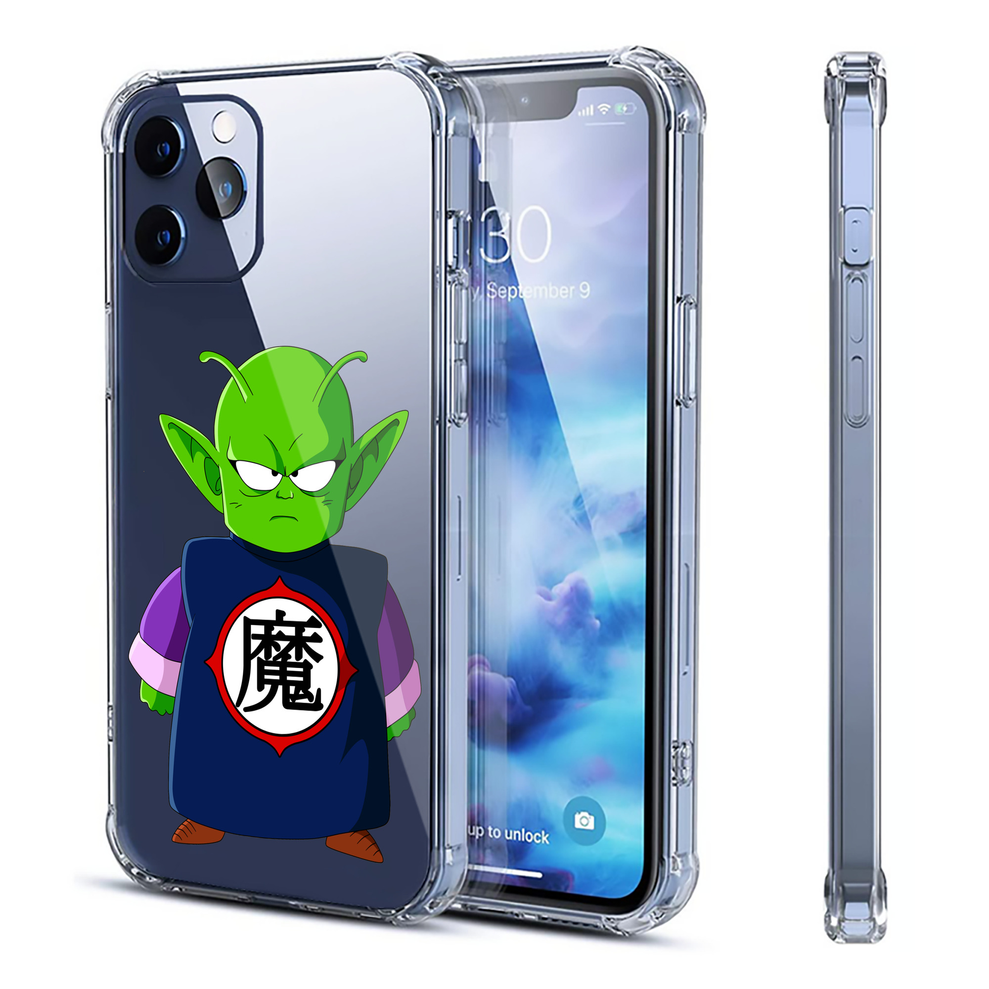 （画像用） ドラゴンボール ピッコロ DRAGON BALL Piccolo 【iPhone 12シリーズ対応】透明スマホケース（クリアソフトケース）